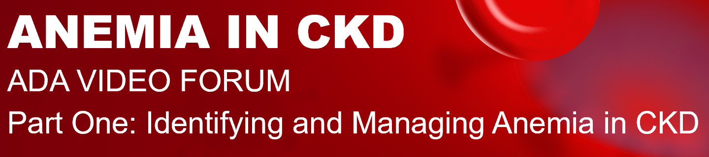 ADA Anemia in CKD One